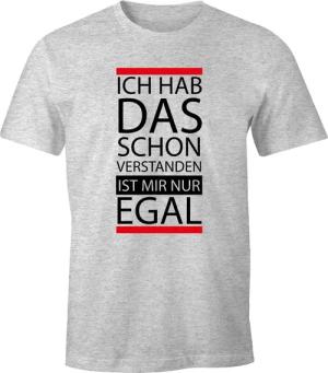 MoonWorks Print-Shirt Herren T-Shirt - Ich