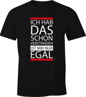 MoonWorks Print-Shirt Herren T-Shirt - Ich