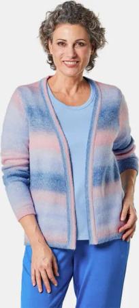 GOLDNER Strickjacke Verschlussloser, leichter Strickcardigan
