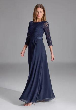 SWING Abendkleid Taillierte Passform mit ausgestelltem