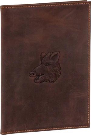 Beier Etui Jagdscheinetui Leder mit Tiermotiv