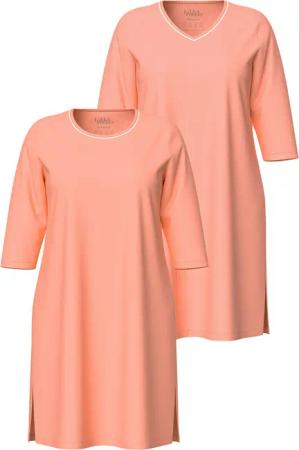 Ulla Popken Bigshirt Bigshirts 2er-Pack Rundhals/