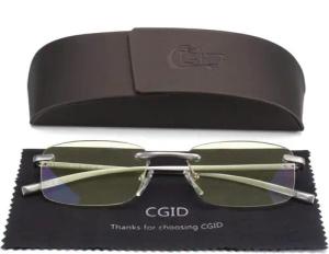 LuxusKollektion Sonnenbrille Lesebrille rahmenlos Aluminium Magnesium