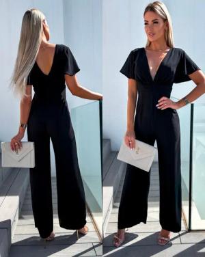 Moda Yakamoz Jumpsuit JANE'S Damen Kurzarm