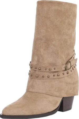 Ital-Design Damen Stiefel mit Nieten und
