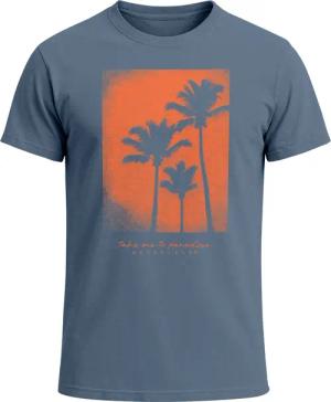 Neverless Print-Shirt Herren T-Shirt Palmen Fotoprint