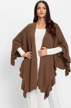heine Strickponcho Strickponcho Länge ca. 62