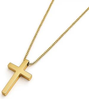 UNIQAL.de Kreuzkette UNIQAL Kreuz Halskette mit