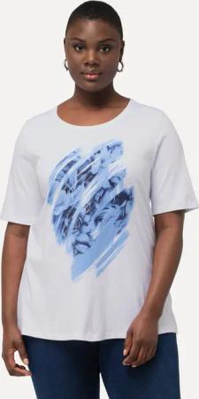 Ulla Popken T-Shirt T-Shirt Pailletten Pima