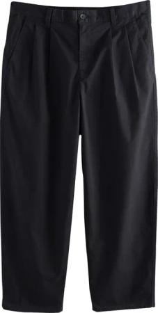 Next Chinohose Sommerliche Workwear-Chinohose mit Bundfalten