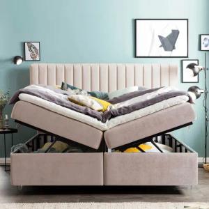 BettCo Stauraumbett Boxspringbett mit Bettkasten Paris