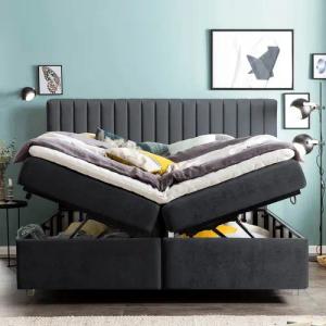 BettCo Stauraumbett Boxspringbett mit Bettkasten Paris