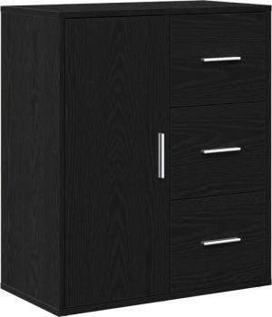 vidaXL Sideboard Sideboard Schwarze Eiche 60