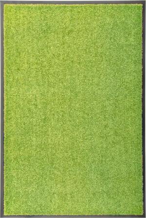 vidaXL Fußmatte Fußmatte Waschbar Grün 60x90