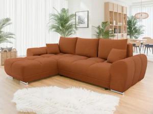 MIRJAN24 Ecksofa Logo, mit Bettkasten und