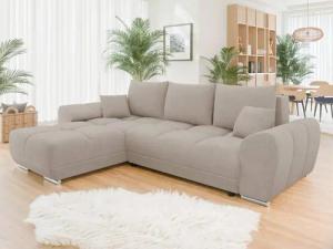 MIRJAN24 Ecksofa Logo, mit Bettkasten und