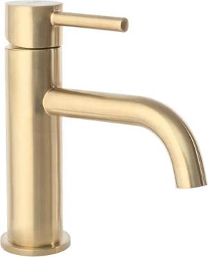 wohnwerk.idee Badarmatur Waschbeckenarmatur Wasserhahn Gold Einhebelmischer