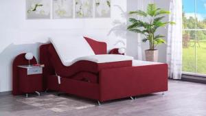 Meisterbetten Boxspringbett Epos (mit Motor, 7-Zonen