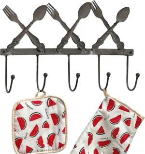 DanDiBo Handtuchhalter Handtuchhaken Handtuchleiste Küche Metall