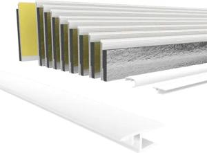 Hexim Rollladenkastendämmung, (Rollladenkastendämmung PVC Aufnahmeprofil für
