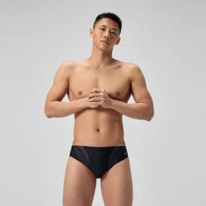 Herren V Class Movement Badehose mit Print Schwarz