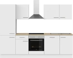 IMPULS KÜCHEN Küchenzeile ""Tirana", Ausrichtung wählbar, Schubkästen mit Soft-Close", vormontiert, wahlweise mit E-Geräten, mit Vollauszug, Breite 280 cm