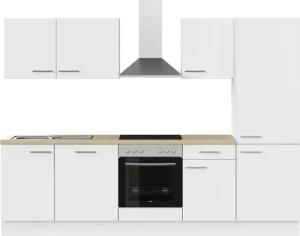 IMPULS KÜCHEN Küchenzeile ""Tirana", Ausrichtung wählbar, Schubkästen mit Soft-Close", vormontiert, wahlweise mit E-Geräten, mit Vollauszug, Breite 280 cm