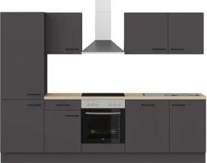 IMPULS KÜCHEN Küchenzeile ""Tirana", Ausrichtung wählbar, Schubkästen mit Soft-Close", vormontiert, wahlweise mit E-Geräten, mit Vollauszug, Breite 280 cm