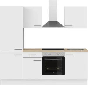 IMPULS KÜCHEN Küchenzeile ""Tirana", Ausrichtung wählbar, Schubkästen mit Soft-Close", vormontiert, wahlweise mit E-Geräten, mit Vollauszug, Breite 230 cm