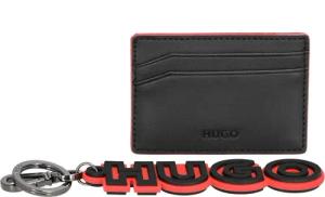 HUGO GB Geschenkset - Kreditkartenetui & Schlüsselanhänger (black)