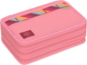 Lässig School Triple Pencil Case - Mäppchen (Unique Pink)
