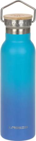 Lässig Double Walled Bottle Stainless Steel Unique - Trinkflasche 460ml (Unique Gradient Blue)