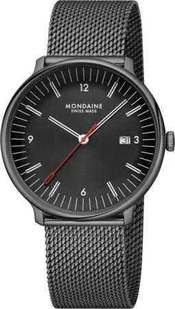 Mondaine MLE.41220.SM Herrenuhr Doppio 41mm 5ATM
