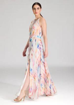 SWING Abendkleid Taillierter Schnitt mit fließendem