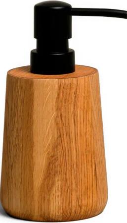 Möve Seifenspender "OAK", ØxH: 8x16 cm, Eichenholz