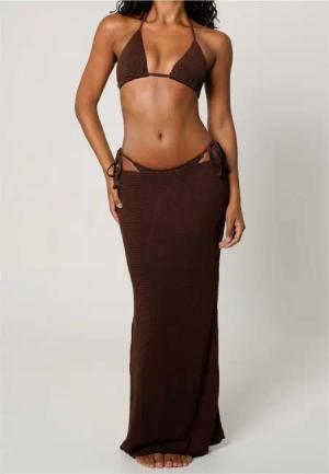 Moda Minx Sommerrock "Scrunch", mit strukturiertem Scrunch-Material