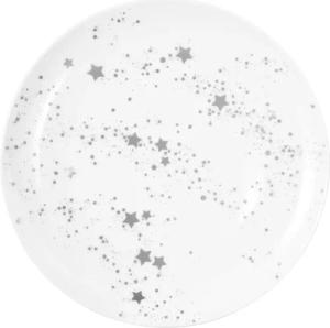 Seltmann Weiden Frühstücksteller "Liberty - Silver Stars", (1 St.), Teller rund 22,5 cm