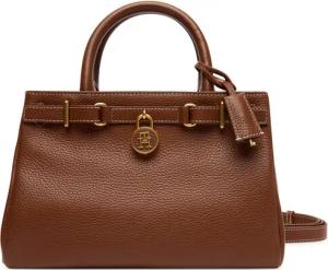 Tommy Hilfiger Handtasche American Icon Mini Tote Leather AW0AW17926 Braun