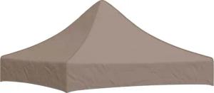 vidaXL Pavillon-Ersatzdach Partyzelt-Dach 2x2 m Taupe
