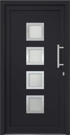 vidaXL Haustür Haustür Anthrazit 108x208 cm