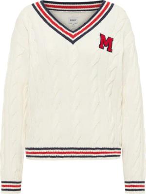 Mustang Damen Langarmpullover Style Elissa offwhite