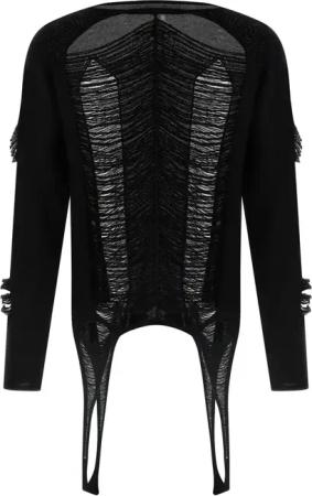 Rick Owens - 'Ls Top' Sweater - Größe L - schwarz