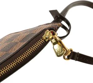 Louis Vuitton Kosmetiktaschen - 2014 Damier Ebene Neverfull PM Pouch - Gr. unisize - in Braun - für Damen
