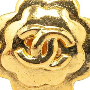 Chanel Ohrringe - Gold Plated CC Flower Clip On Earrings - Gr. unisize - in Gold - für Damen