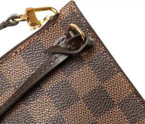Louis Vuitton Kosmetiktaschen - 2017 Damier Ebene Neverfull Pouch MM - Gr. unisize - in Braun - für Damen