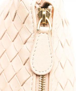 Bottega Veneta Kosmetiktaschen - 2007 Leather Intrecciato Pouch - Gr. unisize - in Braun - für Damen