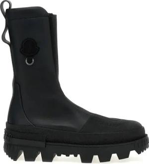 Moncler Stiefel - Boots With Unique Metal Ring - Gr. 39 (EU) - in Schwarz - für Damen