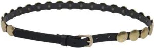 Golden Goose Gürtel - Black Cow Leather Belt - Gr. 70 - in Schwarz - für Damen