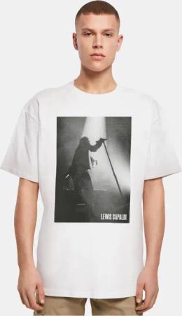 Merchcode Lewis Capaldi - Live Photo Heavy Oversize Tee