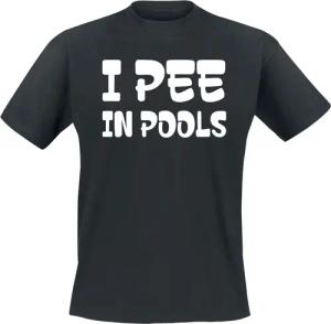 Sprüche T-Shirt - I Pee In Pools - M bis 3XL - für Männer - Größe XL - schwarz
